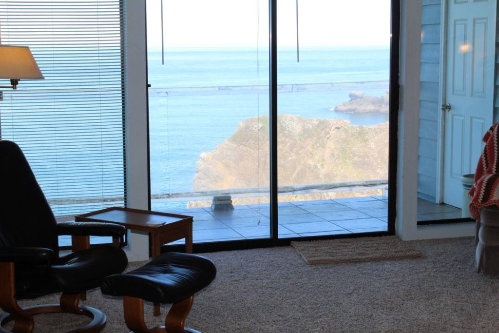 Photo of spectacular view from living area at Brookings Sea Haven