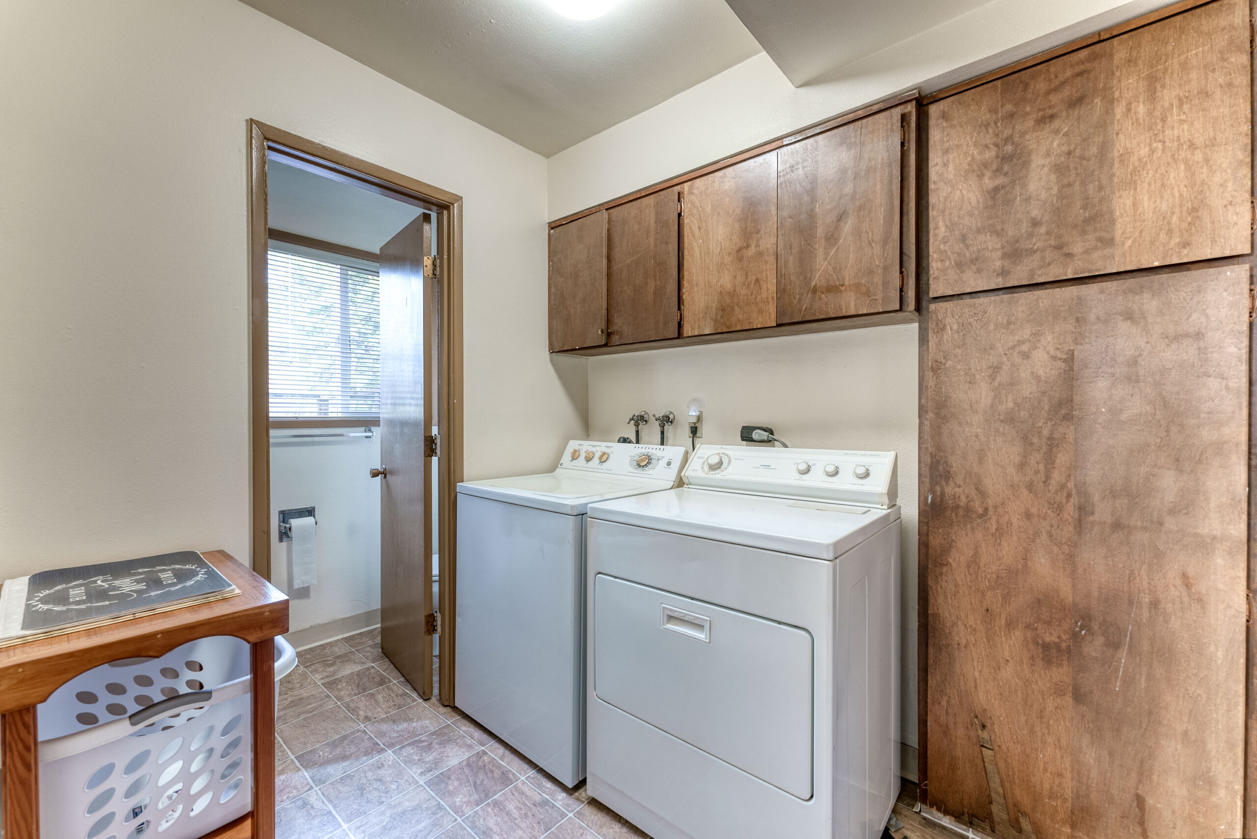 Laundry room at Coastal Cozy Townhome - A Brookings Oregon Vacation Home