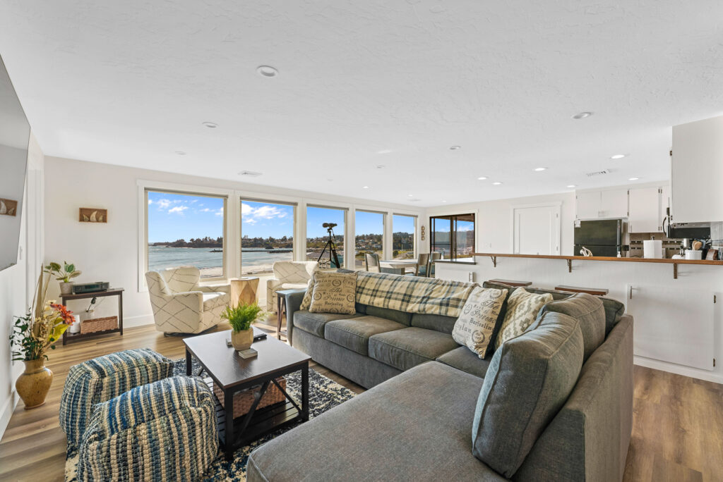 Living Room at the Whale Watcher Beach House - a Brookings Oregon Vacation Rental Home