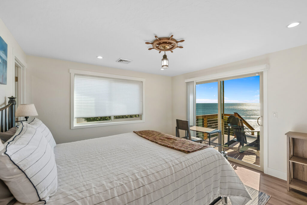 Bedroom in Whale Watcher Beach House - a Brookings Oregon Vacation Rental