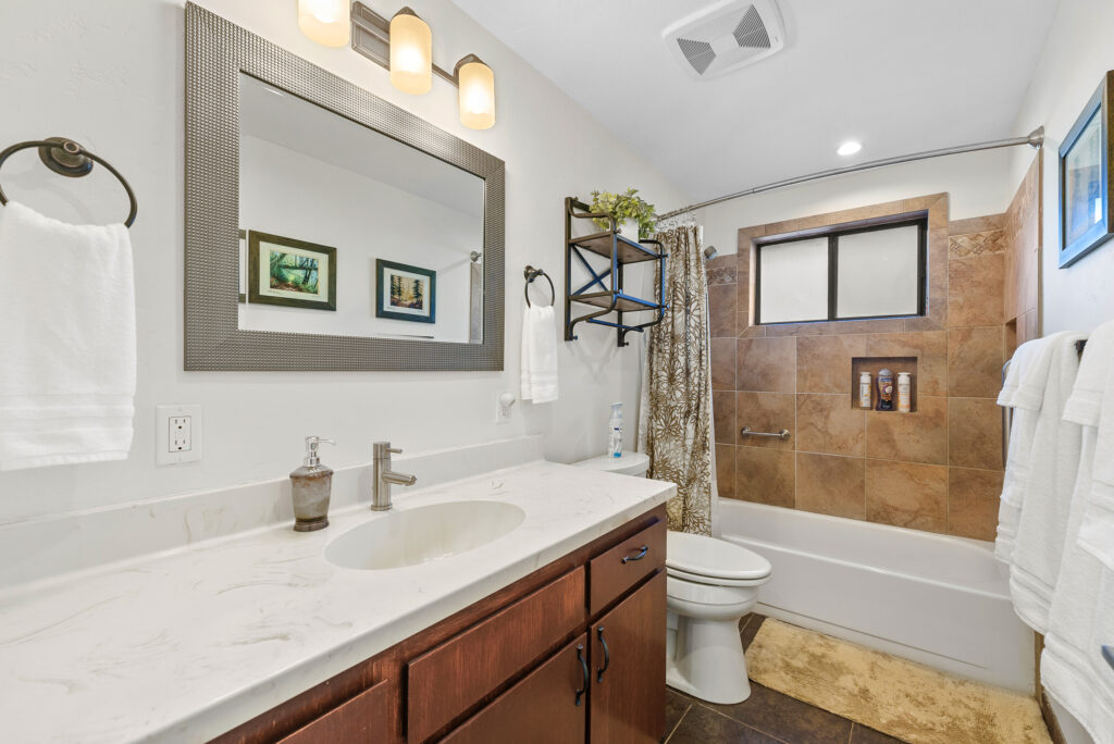 Bathroom in Whale Watcher Beach House - a Brookings Oregon Vacation Rental