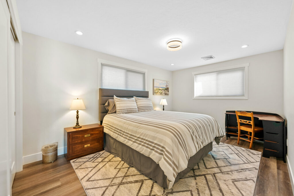 Bedroom in Whale Watcher Beach House - a Brookings Oregon Vacation Rental
