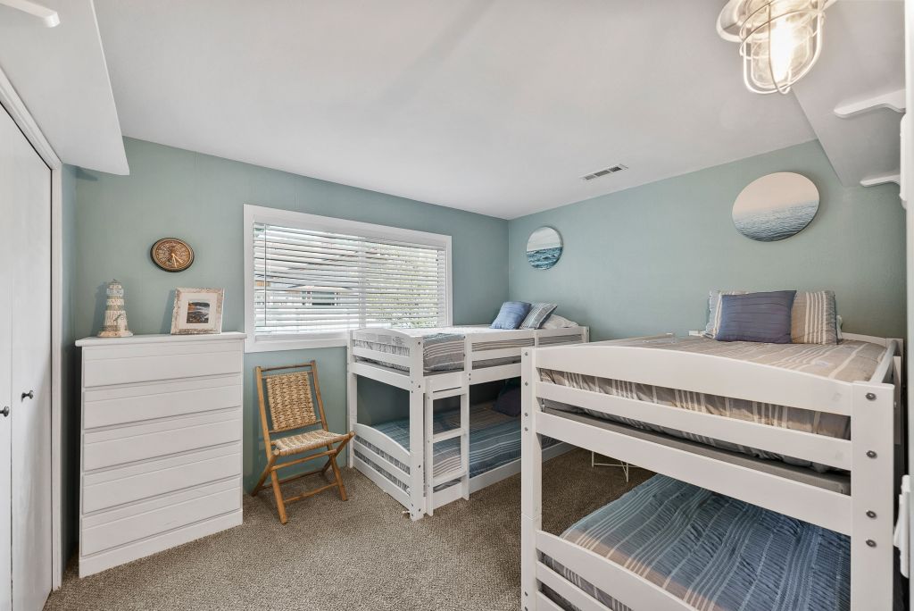 Photo of bedroom at Paradise found with double bunks - perfect for a family!