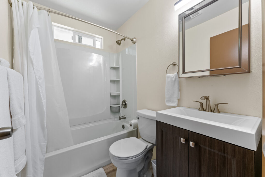 Bathroom at Coastal Cozy Townhome - A Brookings Oregon Vacation Home