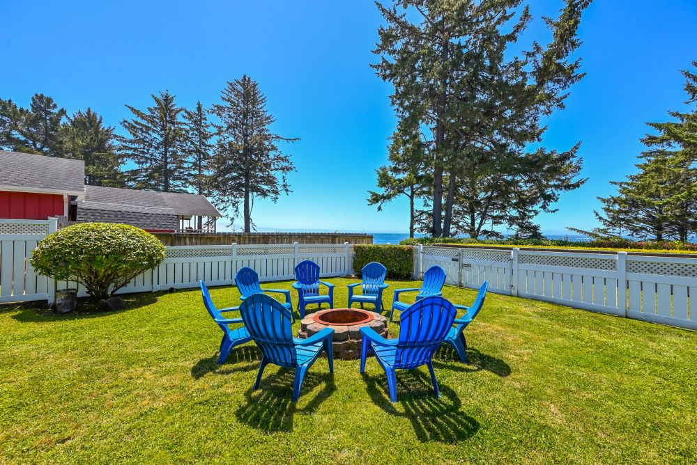 A photo of the backyard space at Paradise Found