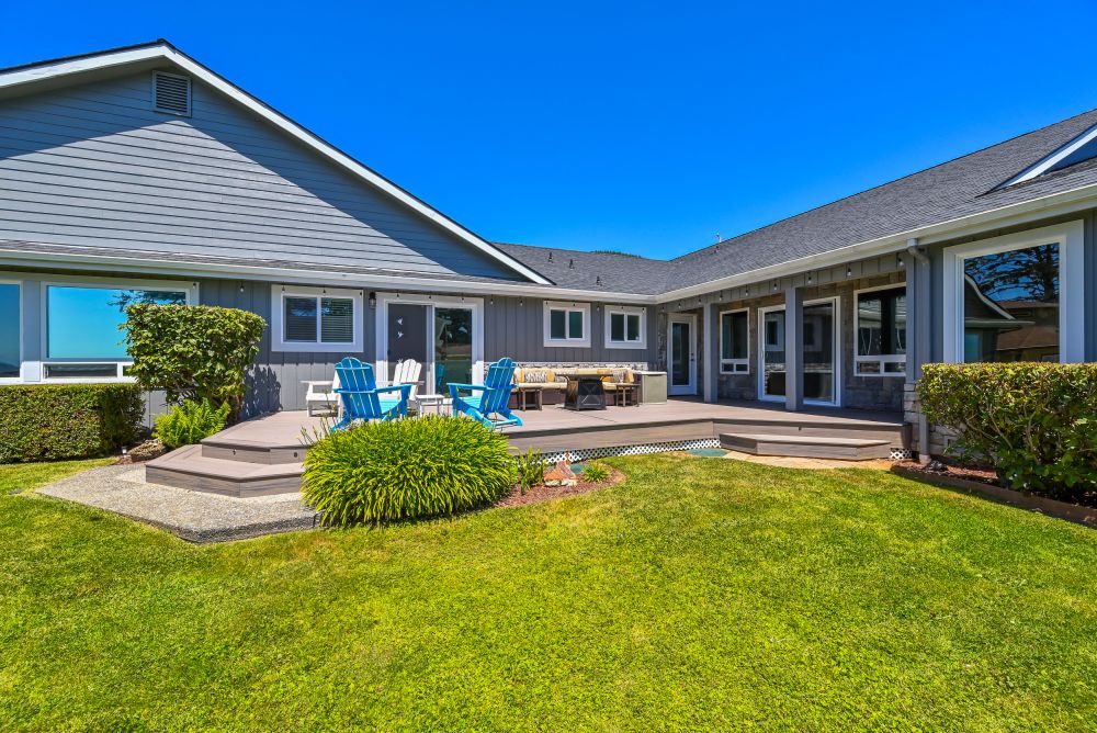 A photo of one of the decks at Paradise Found