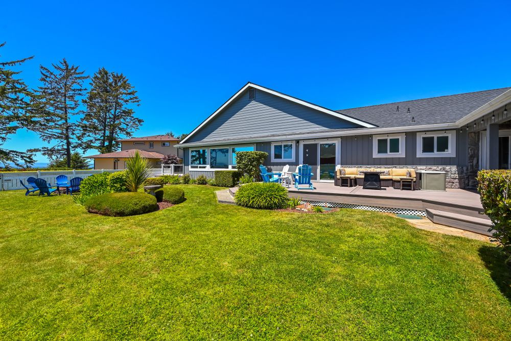 A photo of one of the decks at Paradise Found