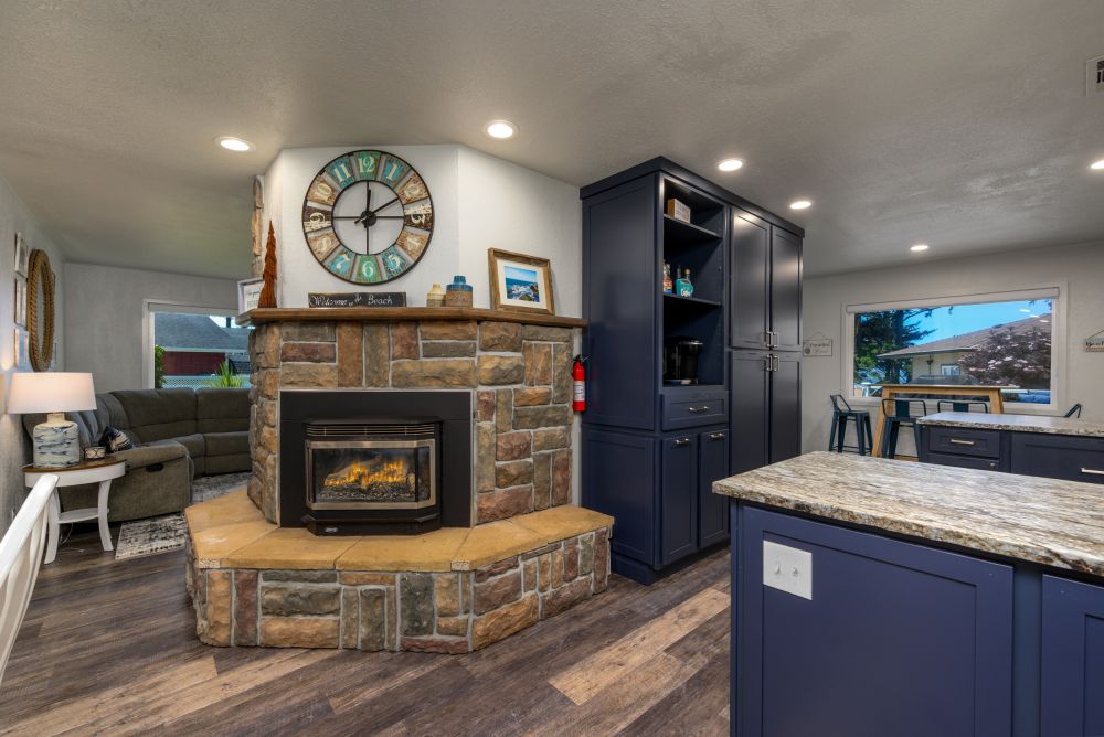 Photo of recently remodeled kitchen at Paradise Found