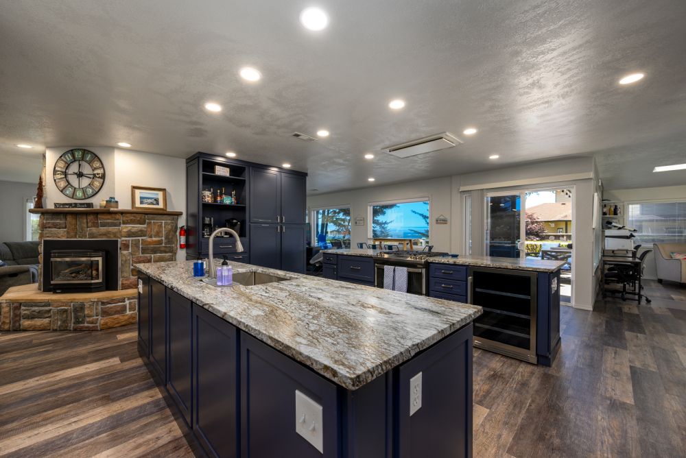 Photo of recently remodeled kitchen at Paradise Found