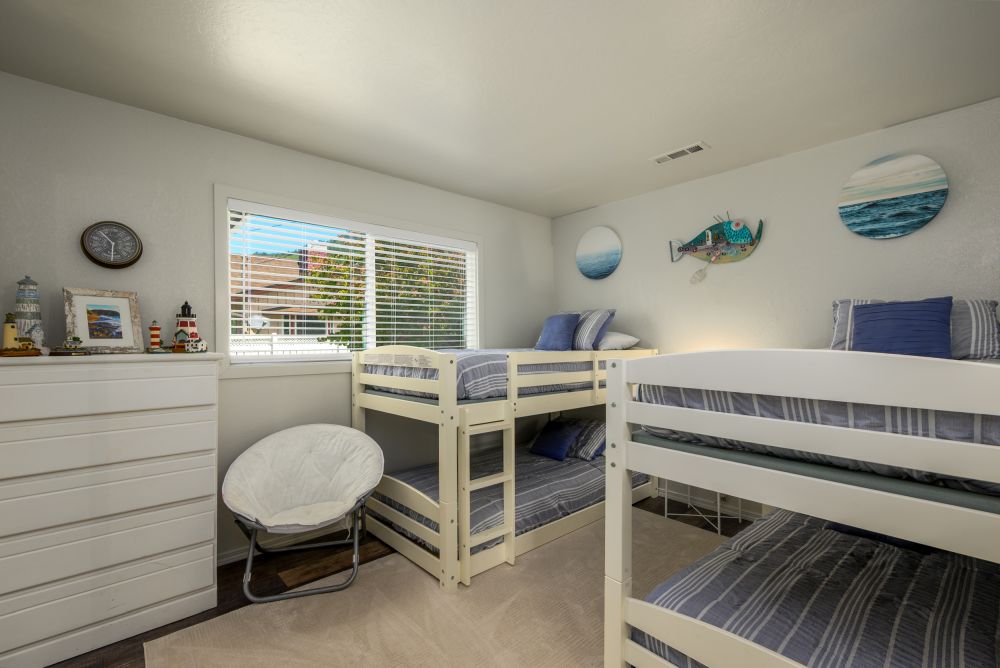 Photo of bedroom at Paradise found with double bunks - perfect for a family!