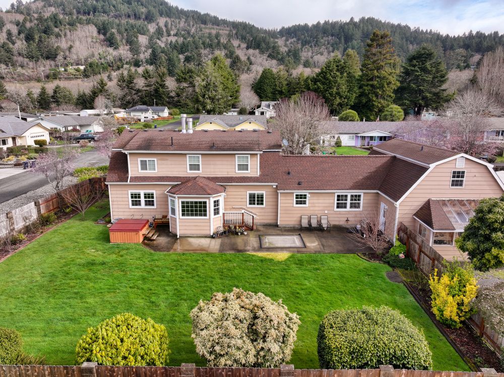 Winchuck River Homestead Aerial