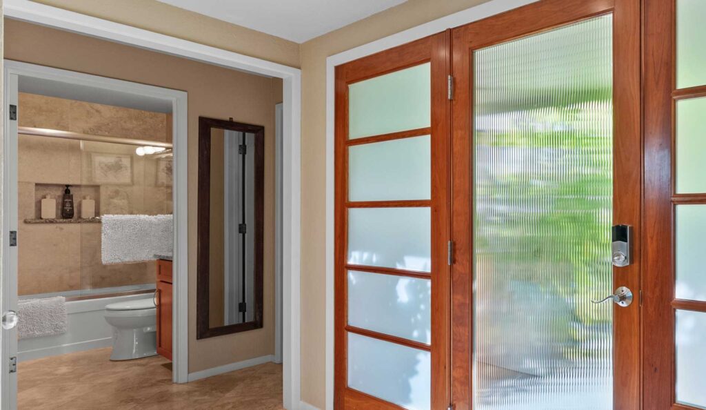 Main Floor Bathroom at Pacific Edge - a Brookings Vacation Rental Home