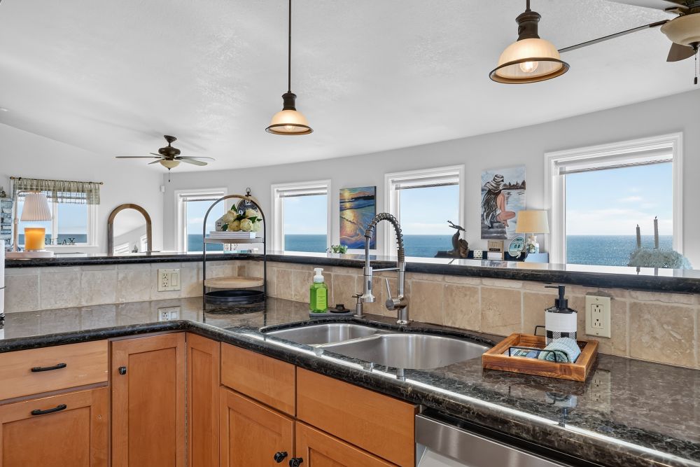 Kitchen at Day Dreamin', A Brookings Vacation Rental Home